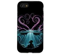 Octopus Kraken Pirate Mariner's Final Vision Coque pour iPhone SE (2020) / 7 / 8
