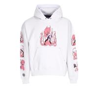 Octopus - Love Sweat à capuche Blanc Poignets Côtelés - Homme - Sweatshirts et sweats à capuche - Blanc - Taille: XS