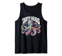 Octopus Lover Floral Octopus Ocean Sea Animal Dirty Heads Débardeur