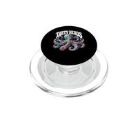 Octopus Lover Floral Octopus Ocean Sea Animal Dirty Heads PopSockets PopGrip pour MagSafe