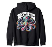 Octopus Lover Floral Octopus Ocean Sea Animal Dirty Heads Sweat à Capuche