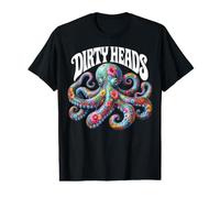 Octopus Lover Floral Octopus Ocean Sea Animal Dirty Heads T-Shirt Graphique avec Valeur