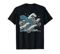 Octopus Lover Japanese Wave Ocean Life T-Shirt