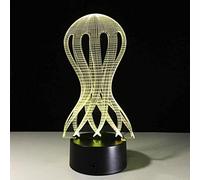 Octopus Medusa Lumière 3D USB LED Lumière de Nuit Créative Lumière de Nuit pour Dormir Lampe de Table Éclairage Décoratif