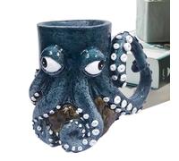Octopus Mug - Tasses à café en forme d'animal | Statues faites à la main | Tasse pour romans créatifs pour les amateurs de mer, les amateurs de thé, de lait de Noël, Milks Birthday Milks (12,5 x