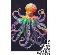Octopus Puzzle 1000 Pièces Adultes Animaux Puzzles 1000 Pièces Jeu De Team Building Décor À La Maison 1000pcs (75x50cm)