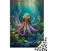 Octopus Puzzle 1000 Pièces Adultes Enfants Animaux Puzzles 1000 Pièce Peinture Art Cadeau 1000pcs (75x50cm)