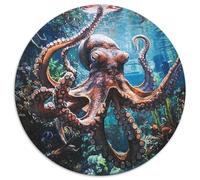 Octopus, Puzzle Immersif Circulaire avec, 1000 Pièces pour Adultes en Quête De Concentration 1000pcs (67.5x67.5cm)