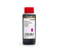 Octopus Recharge d'encre Compatible avec Les Cartouches d'imprimante Canon CLI-521, CLI-526 M, Cartouches d'encre Magenta Dye, 500ml, Non-OEM
