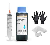 Octopus Recharge d'encre compatible pour Epson 103 EcoTank L3110 L3150 L3156 L5190 Cyan 100 ml avec seringue