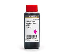 Octopus Recharge d'encre pour imprimante Compatible avec Les Cartouches Brother LC-1220, 223, 225, 227, LC 90, Brother MFC-J 4420 DW, MFC-J 4425 DW, MFC-J 4620 DW, MFC-J 4625 DW, Magenta 1000ml