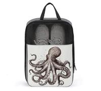 Octopus Sac à chaussures de voyage étanche avec fermeture éclair et poignée Taille unique, Style :, Taille unique, Sacs à chaussures pour le voyage