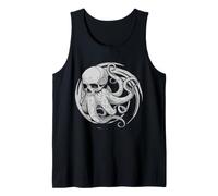 Octopus Skull Sea Creature Gothic Tentacule Ocean Dark Art Débardeur