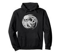Octopus Skull Sea Creature Gothic Tentacule Ocean Dark Art Sweat à Capuche