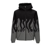 Octopus - Veste Noire à Capuche en Couches - Homme - Vestes - Noir - Taille: XS