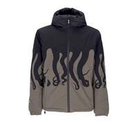 Octopus - Veste Puffer Army avec Capuche - Homme - Vestes - Vert - Taille: S