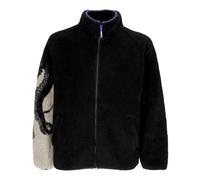 Octopus - Veste Sherpa à col zippé noire - Homme - Vestes - Noir - Taille: S