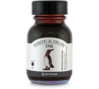 Octopus Write And Draw Ink 431 Brown Penguin - Encre Imperméable Pour L'écriture Et Le Dessin - Encre De Calligraphie Résistante À La Lumière - Pour Stylo Plume - Marron - 50 Ml