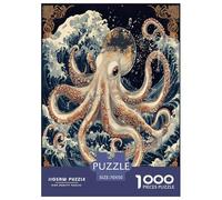 Octopus1000 Piece Jigsaw Puzzles for Adults Family Game Fun and Challenging for Home Decoration Great Gift Idea70x50cm/1000pcs