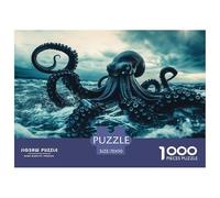 Octopus1000 Pièces PuzzleAnimaux Assorties, pour Adultes Et Enfants À Partir De 12 Ans Jeu D'Intelligence Parfaitpourla Détente Del'art DeLaDécoRation 70x50cm/1000pcs