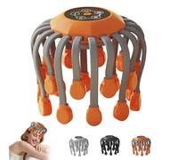 octorelax head massager,360° All-Round Electric Scalp Massager,5 Custom Massage Modes with 3 Intensity Levels, Wireless Portable Design, Ergonomic Fit, Helps with Sleep-C