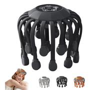 octorelax head massager,360° All-Round Electric Scalp Massager,5 Custom Massage Modes with 3 Intensity Levels, Wireless Portable Design, Ergonomic Fit, Helps with Sleep-A