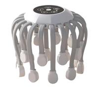 Octorelaxer Scalp Massager - Octorelax Head Massager, 5 Custom Massage Modes with 3 Intensity Levels, Wireless Portable Design, Ergonomic Fit, Helps with Sleep (Grey)