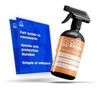 Octoshine - Nettoyant voiture sans eau - Spray hydrophobe lavage moto/auto, décontaminant carrosserie, anti-moustique, shampooing lustrant, pare-brise, pneu, entretien professionnel, dégraissant
