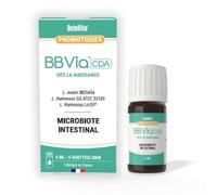 OctoVita BBVia® CDA - Gouttes Probiotiques Bébé - 6 ml - 3 Souches Probiotiques Sélectionnées - Confort Digestif & Équilibre Intestinal - Goût Neutre - Fabriqué en France