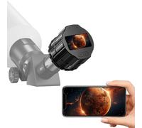 Oculaire de caméra télescope WiFi, oculaire électronique 64G avec écran de 3,8 cm, caméra d'astronomie s'adapte à des portails de 28 mm à 50 mm, parfait pour l'astrophotographie, l'observation des