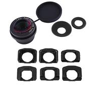 Oculaire de loupe d'oculaire de viseur à Mise au Point Fixe 1,5X Durable pour Appareil Photo Reflex numérique Verre Optique de Haute qualité Noir 6 Bases de Montage compatibles