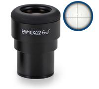 Oculaire de mesure Euromex IS.6210-CM, WF 10x / 22,10/100 microm., crosshair, Ø 30mm (iScope)