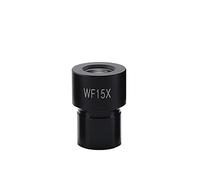 Oculaire de Microscope Biologique de Laboratoire, WF15X | Adaptateur de microscope, lentille en verre de microscope optique éducatif pour les sciences scolaires,
