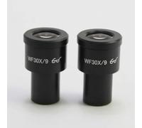 Oculaire de Microscope biologique WF30X/9,1 paire oculaire à point élevé vue champ large lentille optique WF30X Pièces de rechange pour microscopes de laboratoire