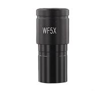 Oculaire de microscope grand angle de laboratoire avec construction en métal 23,2 mm de diamètre du tube de grossissement 5x à 25x pour la recherche scientifique (WF5X)