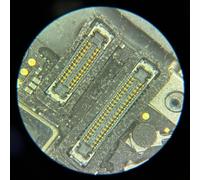 Oculaire de microscope stéréo WF10X/20/22 WF20X/10/12 30 mm Interface large champ optique lentille en verre boîtier en métal pièce de rechange (WF10X/20)