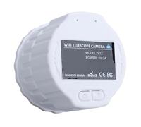 Oculaire de Télescope électronique WiFi, Vidéo HD 4MP 2K, pour Oculaires de 30 Mm à 50 Mm, Carte Mémoire de Support, Accessoire de Télescope, Caméra D'astrophotographie (White)