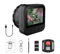 Oculaire électronique 64 MP 4K HD 2,4 G WIFI appareil photo numérique avec écran rabattable universel oculaire monoculaire caméra portable légère pour les amateurs d'astrophotographie observation des