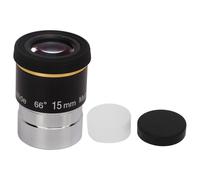 oculaire grand angle 1,25" 15 mm - champ de vision de 66° pour les télescopes, idéal pour le ciel et le paysage