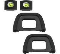 Oculaire ?illeton Viseur DK-23 pour Nikon D7100 D7200 D7000 D610 D600 Oculaire Cover & Bubble Spirit Level Cover Hot Shoe (2 + 2 Pack)