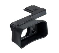 Oculaire Large Extensible en Silicone Souple pour Fujifilm X100V X100VI | Équipé et Sécurisé avec Caméra Hot Shoe, Idéal pour les prises de vue de longue durée en extérieur et en studio