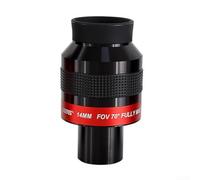 Oculaire parfocal à champ plat, 7/14/22 mm, ultra grand angle pour télescope astronomique, revêtement multicouche, faible aberration chromatique, convient pour le camping et la randonnée (longueur