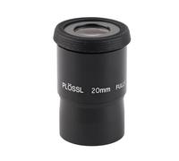 Oculaire Plossl de 20 Mm, Lentille de Télescope Achromatique pour Les Observations de la Lune et des Amas D'étoiles, avec Caoutchouc Souple, Port Oculaire de 1,25 Pouces, protégé