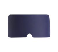 Ocular Shield - Weighted Microbead Basin, Integrated Cotton Padding Hardware, Total Light Blocking Category, Black 9in For Night Sleeping Relaxation Travel Nap Airplane Hotel Bedroom Home