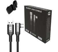 Oculus Link Câble VortexVR 5m + fixation | USB-A | pour Oculus Quest 2 (ou Quest 1) | SteamVR | SideQuest