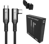 Oculus Link Câble VortexVR 5m + support | USB-C | pour Oculus Quest 2 (ou Quest 1) | SteamVR | SideQuest