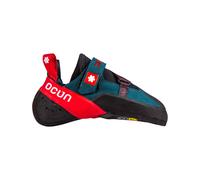 Ocun Chaussons d'escalade Bullit - bleu pétrole / rouge - EU 41,5