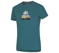 Ocun - Classic T Bus-Stone - T-shirt - L - blue hydro
