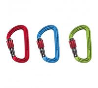Ocun Falcon Screw Snap Hook 3 Units Multicolore