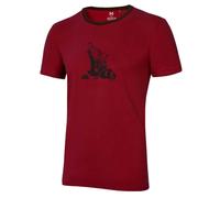 T-shirt homme Ocun Classic T Organic ariwolf/wine syrah L